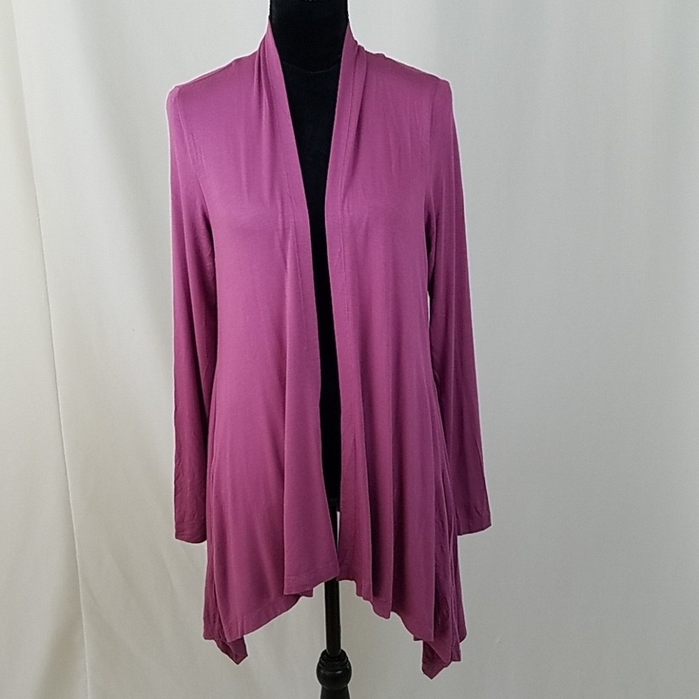 LOGO by Lori Goldstein XS cardigan open front‎